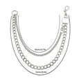 thumbnail image 2 of Hop Punk Body Chain Metal Thick Wallet Pocket Keychain Jewelry For Men Women Stylish Waist Accessory Fashionable Silver Decorative, 2 of 8