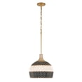 thumbnail image 2 of ZAN-9003-SG-MK Crystorama Lighting Zanzibar - 3 Light Pendant-14 Inch Tall and 14 Inch Wide, 2 of 7