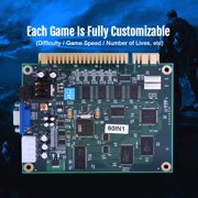 ESTINK Arcade PCB Board, Multicade PCB Board,Classic 60 in1 Multicade PCB Board  CGA/VGA Output for Arcade Game Machine