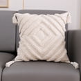 thumbnail image 5 of Funda de almohada de terciopelo con borlas en la cintura, cómoda, suave, sencilla, exquisita y duradera., 5 of 5