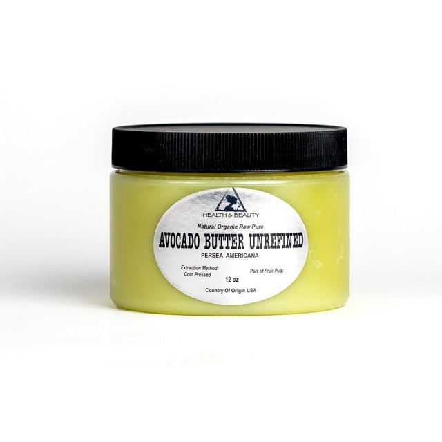 Beurre d'Avocat Non Raffiné Biologique extra Vierge Pressé à Froid Cru Pur 24 oz