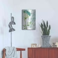 thumbnail image 4 of Luxe Metal Art 'Flower and Leaf Layers II' by Grace Popp, Metal Wall Art, 16"x24", 4 of 9