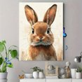 thumbnail image 4 of Qisvanset 12x16 Inch Framed Canvas Wall Art Earth Tone Coquette Bow Bunny Neutral Baby Boy Nursery Wall Print, 4 of 8