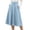 Blue, variant on yillto Women's Casual Skirts Baggy Streetwear High Waist Maxi Long Skirt with Pockets