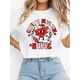 thumbnail image 1 of Camiseta con estampado de enfermera para San Valentín para mujer, informal, de cuello redondo y manga corta, de punto, con estampado geométrico, para usar durante todo el año, de largo regular para ad, 1 of 6