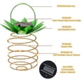 thumbnail image 2 of Nuevo 2 piezas Luces solares para jardín Luces de piña Decoración para exteriores Lámpara decorativa de pared impermeable Lámpara decorativa, 2 of 4