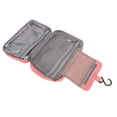 thumbnail image 1 of Wanderlust Hanging Toiletry Bag For Makeup And Toiletries - Designer Travel Organizer With Metal Swivel Hook, Waterproof Makeup Bag And Multiple Zipper Pockets, 1 of 8