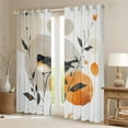 thumbnail image 2 of Feelyou Cartoon Rustic Bird Black Out Curtains, Branches Botanical Curtains Pack of 2 (42x63 Each), Tokyo Style Moon Bedroom Curtains, Window Curtains Room Decor, 2 of 5