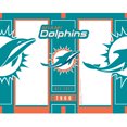 thumbnail image 2 of NFL Miami Dolphins Blitz 24 oz Stainless Steel Water Bottle with lid, 2 of 8
