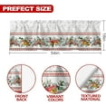 thumbnail image 2 of Cardinal Kitchen Curtains, Christmas Kitchen Curtains, Rod Pocket Window Treatment Toppers for Cardinal Kitchen Decor/Living Room/Bedroom/Bathroom, Christmas Decor 54" X 18", 2 of 6