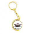 thumbnail image 1 of Palacio tradicional en Corea Anillo de oro de metal llavero llavero, 1 of 3