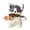 Gray, variant on Adorable Scarf-Adorned Corgi Plush Toy, Soft Stuffed Animal Pillow For Kids, Ideal Gift For Girls