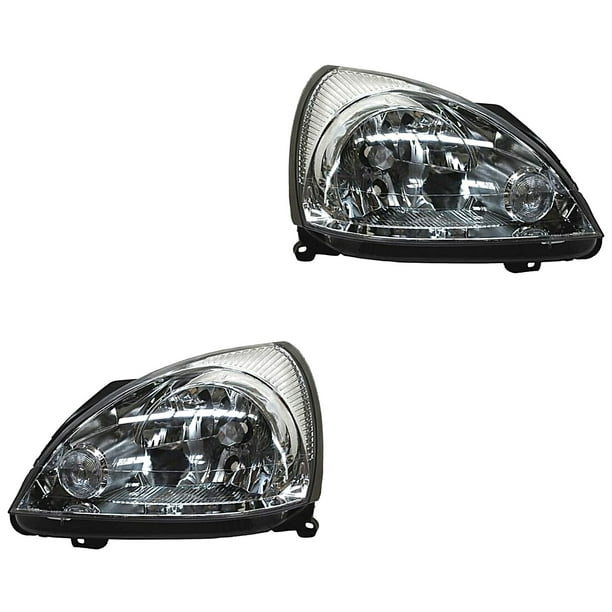 Par de Faros TYC Platina 2002 A 2010 Nissan Izquierdo 3011497727140153 Derecho 3011497718140152