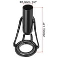 thumbnail image 2 of Unique Bargains 5.0mm Acier Inoxydable Tige de Pêche Réparation Kit Pole Ring Guide de Remplacement, Noir 8 Pack, 2 of 5
