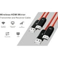 thumbnail image 7 of Wireless HDMI Transmitter and Receiver,Full HD 1080P HDMI Extender,Transmission Range up to 165 Feet,Support 2.4/5GHz Wireless Mirror Screen for Streaming Video/Audio/PC to HDTV/Projector, 7 of 7