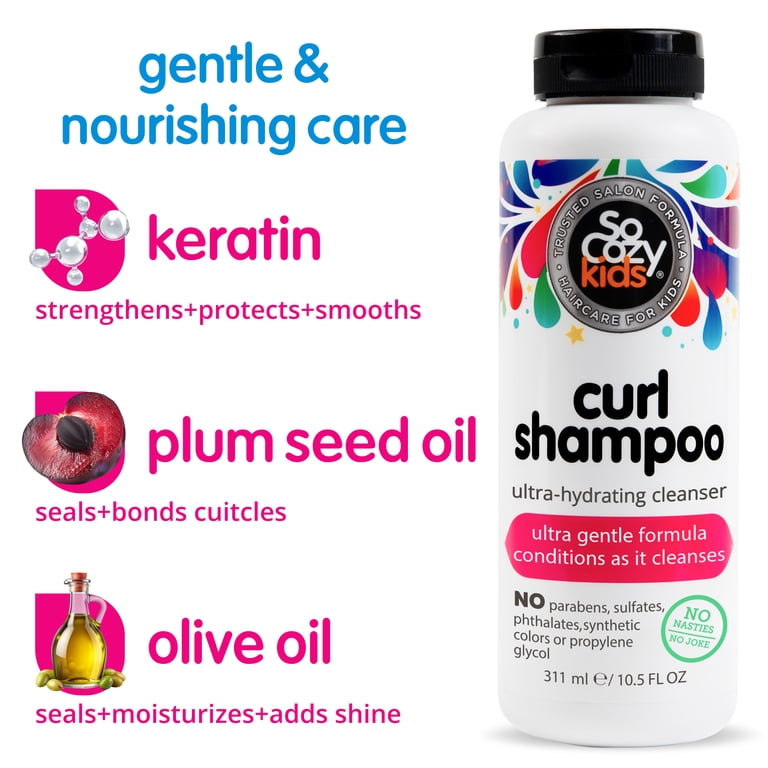 SoCozy Kids Ultra-Hydrating Curl Shampoo, 10.5 oz photo 3