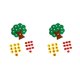 thumbnail image 1 of sweethay Tree Math Toy Kindergarten Teaching Prop Playing Numbers Aids Props Number Early Education Toys Development Playthings DIY 27.0x24.0x0.3cm 2Conjunto, 1 of 6