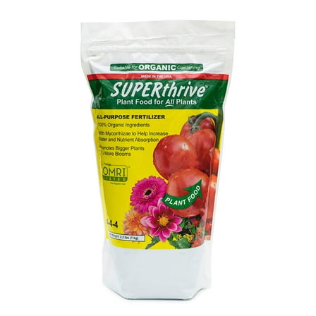 Superthrive Granular Organic All Purpose Plant Food, 4-4-4 Fertilizer, 2.2 lb.