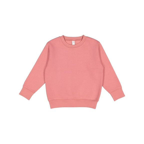 Rabbit Skins Toddler Sweatshirt Boys & Girls | Long Sleeve Fleece , Mauvelous, 5/6