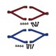 thumbnail image 1 of 4Pcs Rod Set Stable Durable for Fcx24 RC Vehicle Replacement Red Blue Macarena Barras de dominadas, 1 of 8