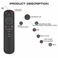 thumbnail image 2 of Sidaley Smart TV Voice Remote Control 2.4G Wireless Home Office PC Mouse Modificación Equipo de control de mantenimiento Videojuegos y accesorios, 2 of 6