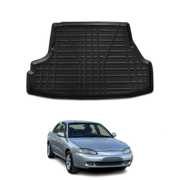 OMAC Cargo Mats Liner for Hyundai Elantra 2000-2006 Black All-Weather TPE