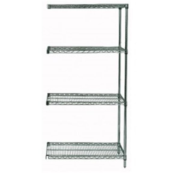 Quantum Storage AD63-3036P Proform Wire 4 Shelf Add-On Kit - 30 x 36 x 63 in.