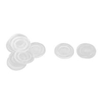 Unique Bargains 10 Pcs Antislip Rubber Round 18mm Chair Foot Cover Table Furniture Leg Protector Clear