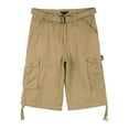 thumbnail image 5 of Ma Croix Men's Premium Cargo Shorts with Belt, 5 of 7