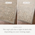 thumbnail image 2 of Chris Loves Julia x Loloi Palma Blue / Natural 7'-10" x 10' Area Rug, 2 of 6