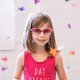 thumbnail image 3 of KAKOWELY 1 par de gafas de sol para niños, accesorios decorativos para gafas, gafas de sol con lazo, 3 of 4