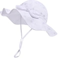 thumbnail image 2 of Baby Girl Sun Hat with UPF 50+ Outdoor Adjustable Beach Hat with Wide Brim Bucket Hats, 2 of 5