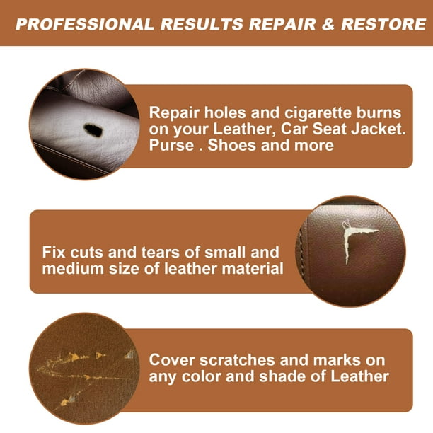 Leatherrite Leather Restorer, Leather Rite Leather Restorer Cream, Leather  Repair Kits for Couches, Multi-Purpose Leather Recoloring Balm Restorer