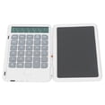 thumbnail image 2 of Calculadora Plegable, Calculadoras De Oficina Plegables Resistentes Al Desgaste Práctico Conveniente Para Llamar Para Reunirse Para Trabajar Para Estudiar ANGGREK Blanco, 2 of 8