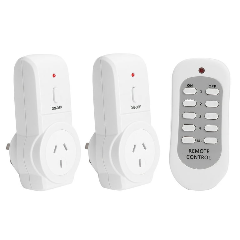 Wireless Remote Control Sockets with 30m Operating Range