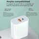 thumbnail image 2 of Cargador de Carga Rápida 20W 2 en 1, HONGHCL Cargador USB C y USB A 3.0, Cargador Portátil con Puerto Dual Cargadores, 2 of 3
