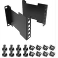 thumbnail image 1 of 2U Server Rack Depth Extender - 4-Inch Deep Recessed Rack Mount Adapter Kit for Network Rack, 1 of 5