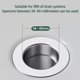 thumbnail image 5 of Colador de desagüe para lavabo de baño | Núcleo de latón tipo prensa 2 en 1 | Filtro de acero inoxidable y cesta antiobstrucción | Se adapta a 1.1-1.42 en desagües | Tapón universal duradero para, 5 of 7