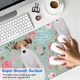 thumbnail image 4 of Long Mouse Pads for Desk,Jack Russell Terrier Dog and Flower Desk Mats on Top Of Desks, Desk Mouse Pad Extra Large with 3mm Non-Slip Base and Stitched Edge for Gaming,Office,Work,Home 31.5"x11.8", 4 of 6