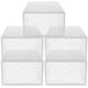 thumbnail image 2 of BRIGHTFUFU Cajas de zapatos tipo cajonera, caja de almacenamiento de zapatos de plástico apilable, contenedor de zapatos, 5 uds., 2 of 8