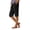 Black, variant on Pants for Women Work Elastic Waist Mesh Swim Bottom Cover Up Palazzo Wide Leg Pants
