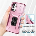 thumbnail image 3 of Funda para GANGXUN Samsung Galaxy A14 5G - Soporte metálico, Función magnética, Rosa, 3 of 5