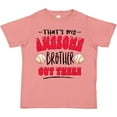 thumbnail image 3 of Inktastic That's My Awesome Brother out There with Baseballs Boys or Girls Toddler T-Shirt, 3 of 5