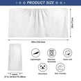 thumbnail image 3 of Mens Shower Wrap Adjustable Bath Wrap Towel Body Towels for Gym Shower Sauna Spa White 60x28, 3 of 7