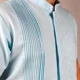 thumbnail image 3 of Camisa Guayabera Yucateca Lino Bordado Cuello Mao M Cuzama, 3 of 4