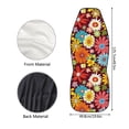 thumbnail image 7 of Uorisanigo Hippie Flower Car Seat Covers Universal Front Car Seats Waterproof Anti-Slip Back Fabric Removable Automotive Accessories Suitable for Cars, SUV and Trucks, 7 of 7