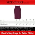 thumbnail image 2 of Gildan Best Tank Tops for Men Maroon Sleeveless T Shirt Summer Classic Fit Workout Undershirts Size – 3XL, 2 of 4