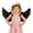 Black, variant on Cjfdfy Feather Wings, Fairy Wings, Stage Show Adult Halloween Costume Angel Wings with Crown and Wand Princess Party Cosplay