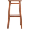 thumbnail image 3 of Winsome Carter Bar Stool 29", Teak Finish, 3 of 5