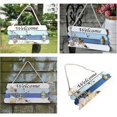 thumbnail image 4 of Wooden Welcome Sign, Decorative Wood Welcome Plaque for Hanging Door, 4 of 5